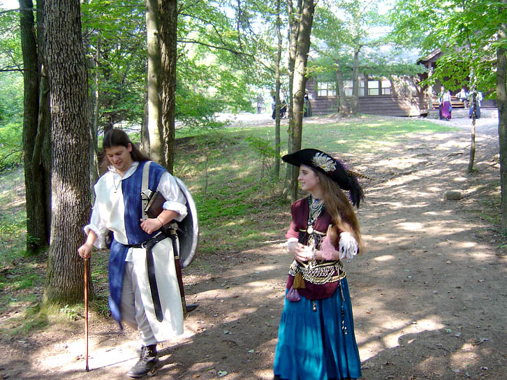 Br. Germaine and Evangeline Taking an Afternoon Stroll